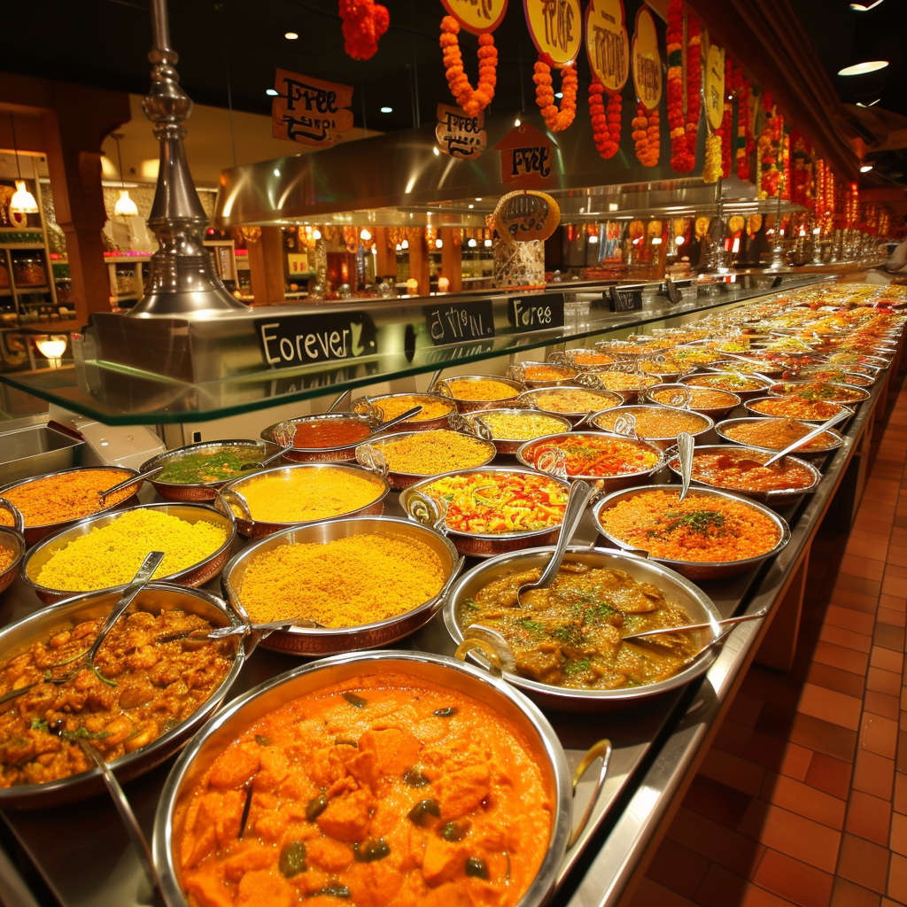 Indian Catering Setup